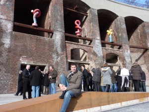 Thomas Eiskirch bei der Einweihung des Platz vor dem Colosseum Thomas Eiskirch bei der Einweihung des Platz vor dem Colosseum