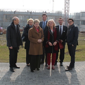 SPD-Landtagsabgeordnete besichtigen hsg-Baustelle