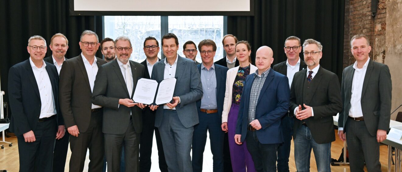 Wärmegipfel und Unterzeichnung des "Memorandum of Understanding" im Dampfgebläsehaus. Foto: André Grabowski